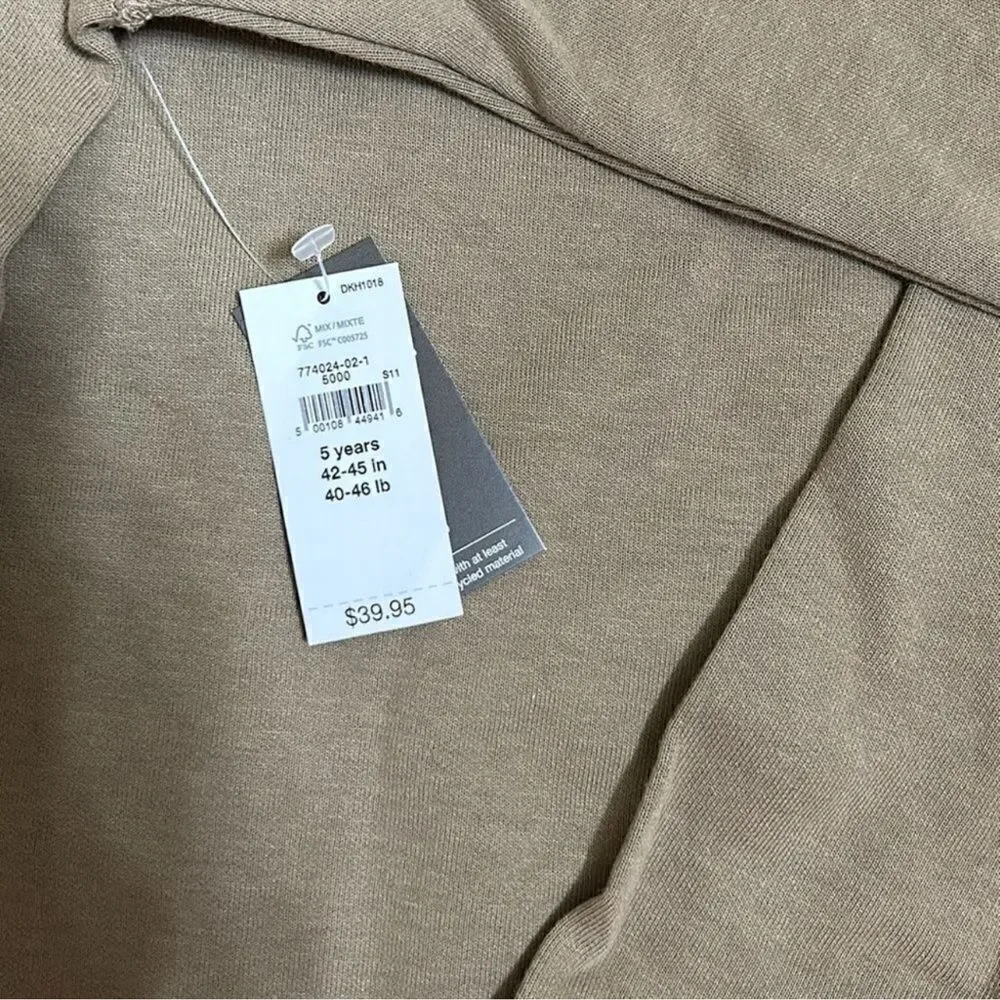 Gap Boys Tan/Brown Hoodie Top(Size 5yrs)